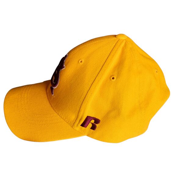 Russell Arizona State Sun Devils Yellow Maroon Brushed Cotton Hat Adjustable - Picture 4 of 7
